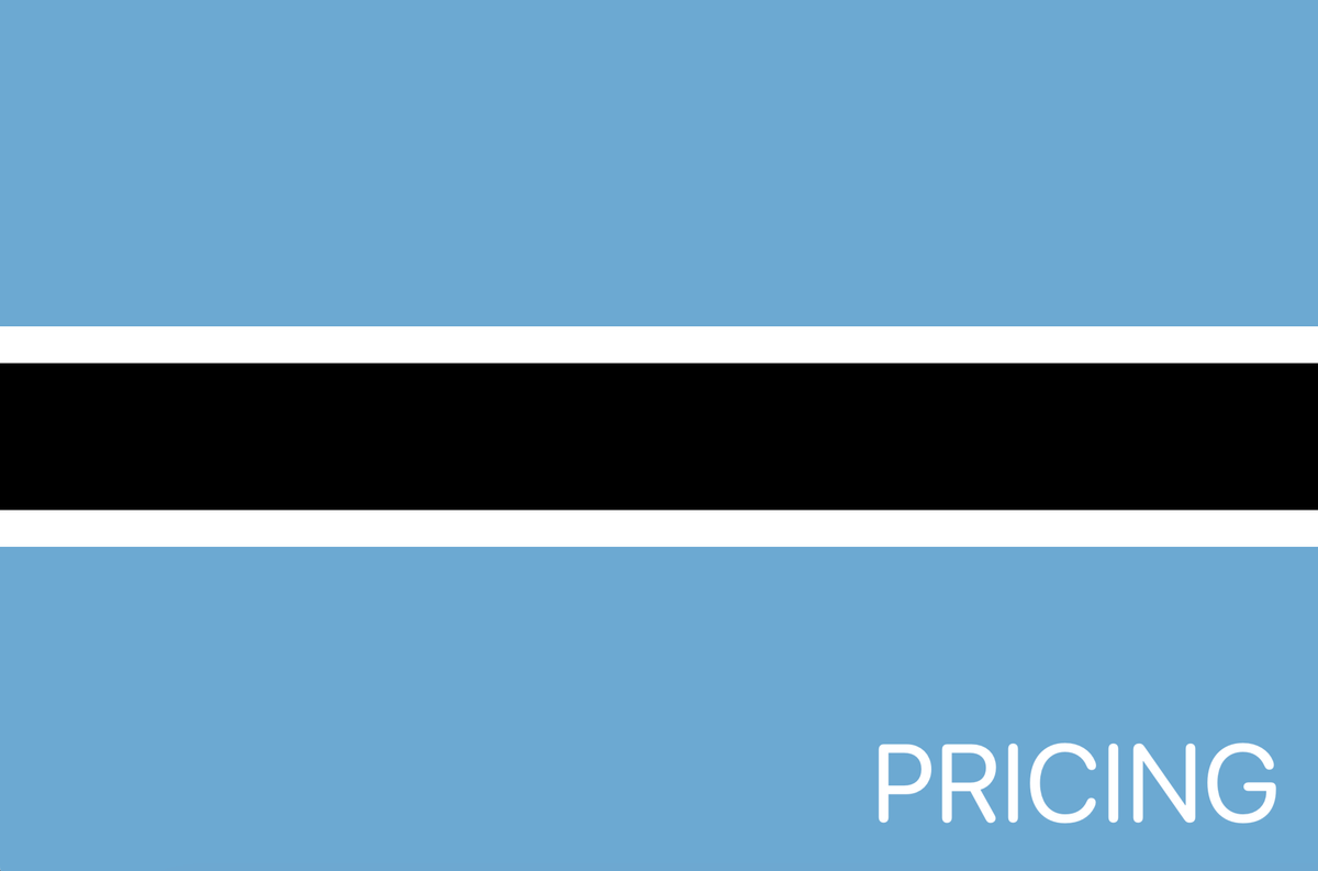 Botswana Pricing